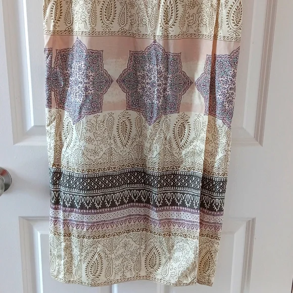 Finity Studio Silk Wrap Maxi Skirt 8 - Picture 3 of 9